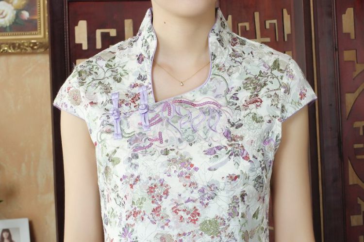 For Pont Sondé Ms. Diana dress Chinese cheongsam summer improved cultivating embroidered Chinese qipao gown picture color XXL pictures, price, brand platters! Elections are good character, the national distribution, so why buy now enjoy more preferential! Health