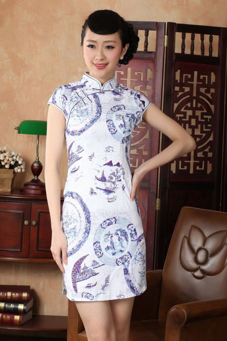 For Pont Sondé Diana Lady Jane, Tang with improved qipao cheongsam dress summer elegant and stylish beauty dresses picture color XXL pictures, price, brand platters! Elections are good character, the national distribution, so why buy now enjoy more preferential! Health