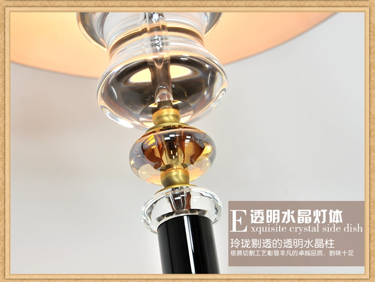 落地灯欧式奢华全铜水晶落地灯LED 客厅书房卧室落地灯L30