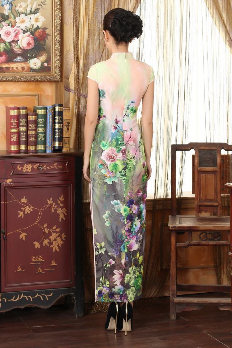 Shanghai, optimizing Pre-IPO Share Option Scheme, Ms. Tang cheongsam with Demi water droplets, short-sleeved cultivating long double cheongsam - A green 2 XL pictures, price, brand platters! Elections are good character, the national distribution, so why buy now enjoy more preferential! Health