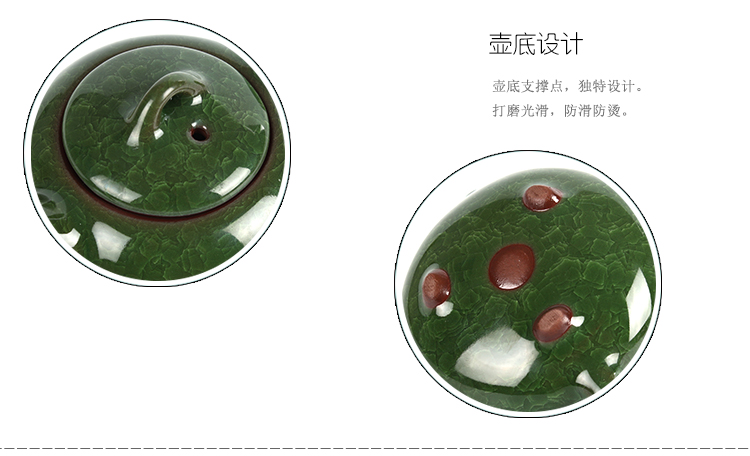 
                                        君肴 家用整块乌金石全自动整套茶具套装陶瓷茶具办公套装四合一 乌金石观沧海路宝 安全泡沫包装                