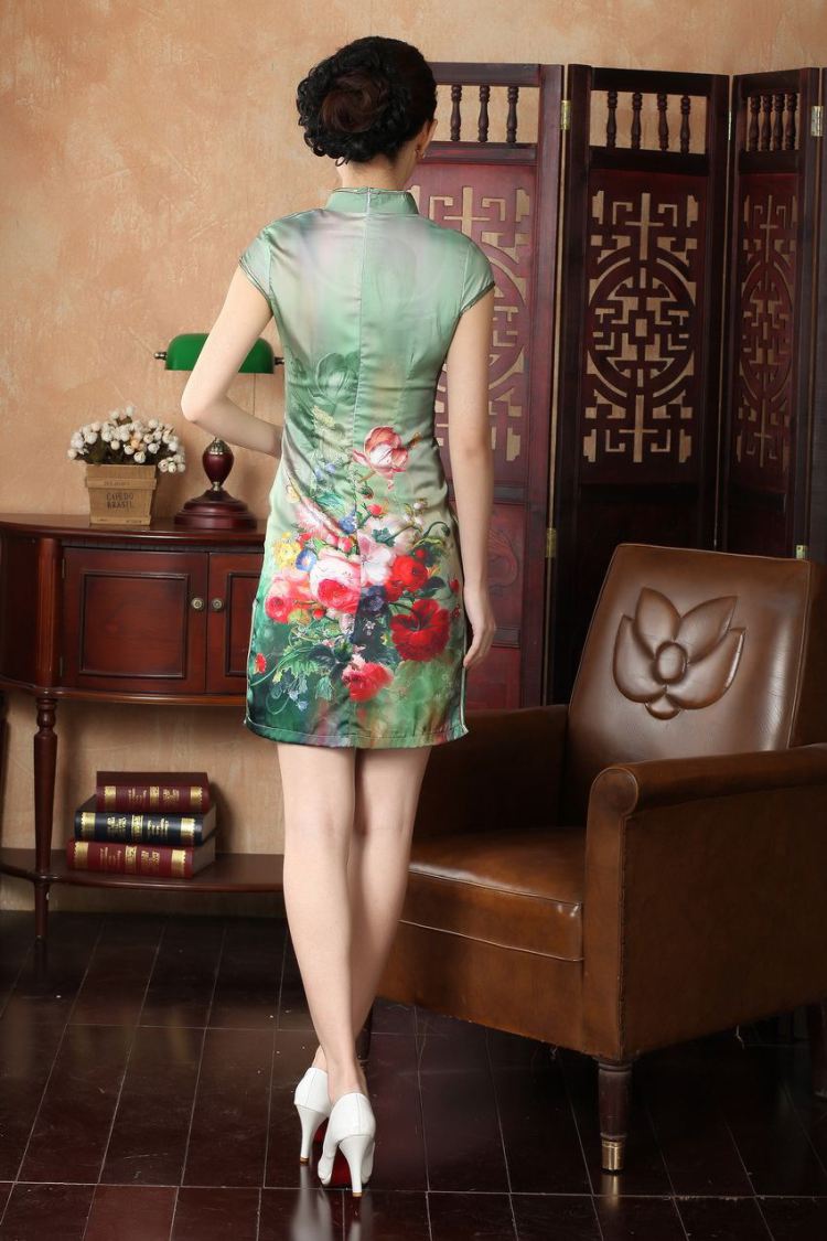 Nigeria, the cheongsam dress, Ms. Tang fitted dresses improved national wind antique stamp cheongsam dress dress D 0230 XXL pictures, price, brand platters! Elections are good character, the national distribution, so why buy now enjoy more preferential! Health