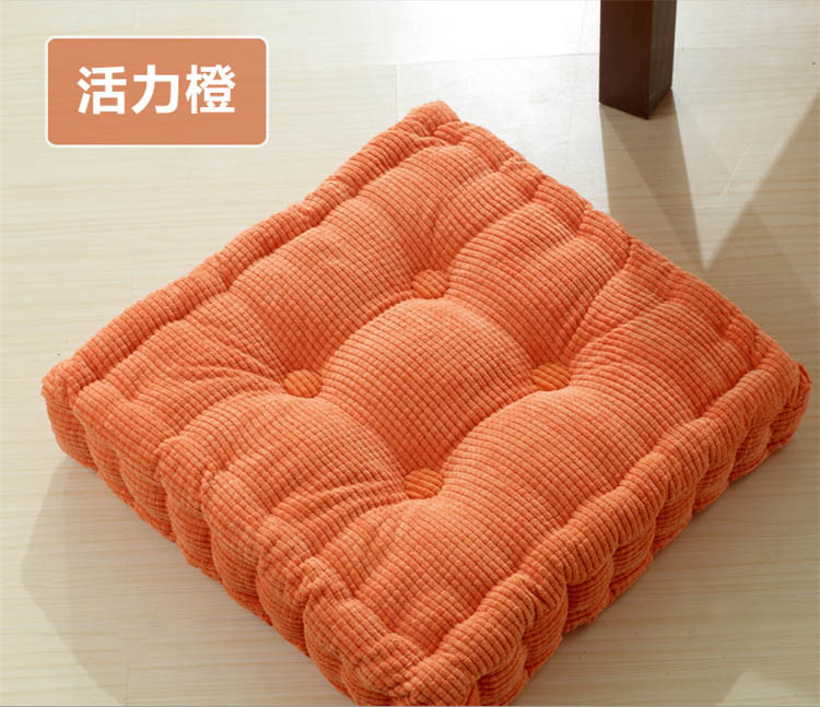 
                                        路派LUPAI 加厚榻榻米坐垫地板椅子垫 榻榻米坐垫活力橙 40*40cm                