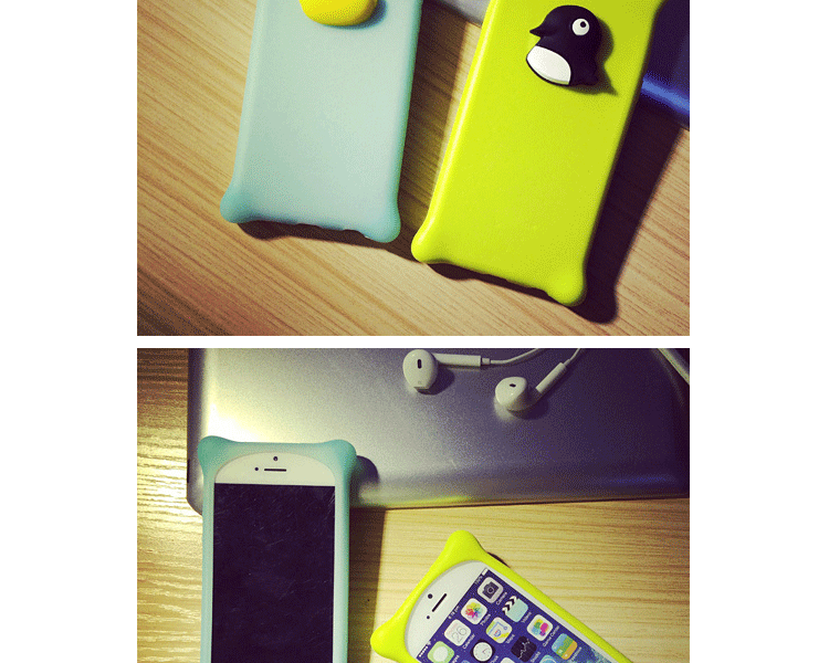 可爱iPhone5s手机壳4.7卡通情侣苹果6 plus硅胶套5.5防摔潮女 玫红米妮 iPhone6 Plus