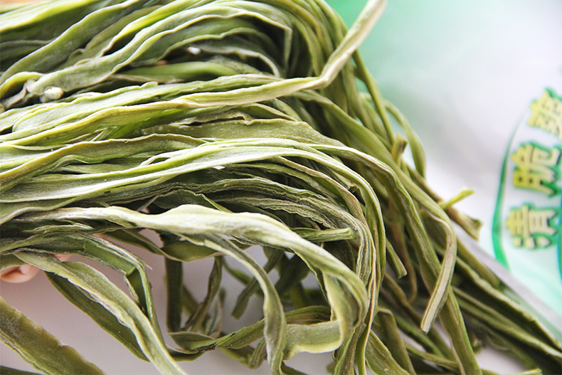 晶贝江苏徐州邳州特产 百珍堂食品 无叶干苔干 响菜 干贡菜 贡菜100g