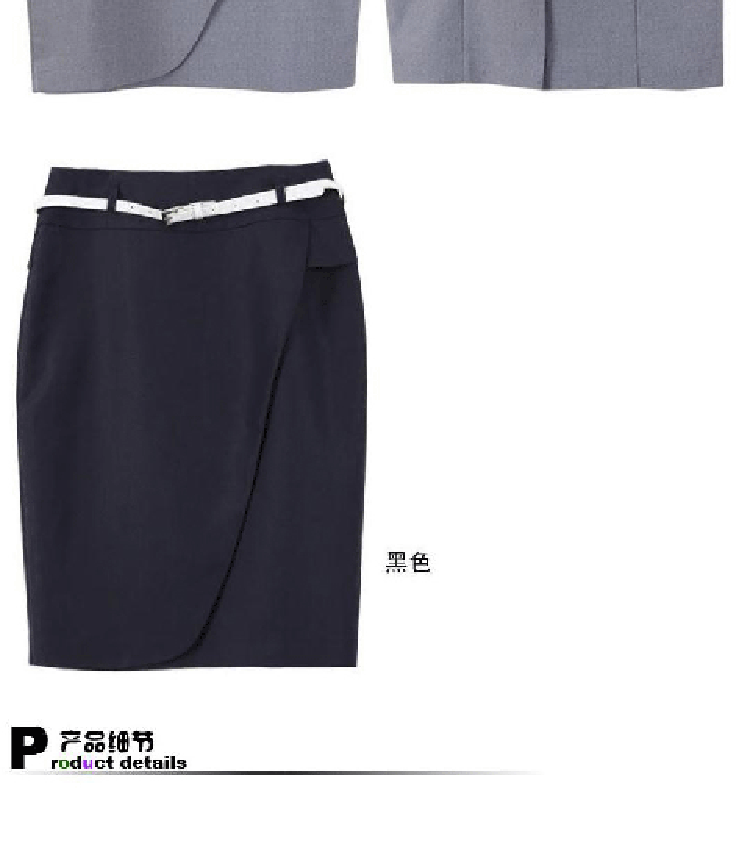 潮无界 2016夏季新款工作裙半身裙包臀一步裙工装裹裙职业裙中长款大码ol包臀裙 深灰色 S