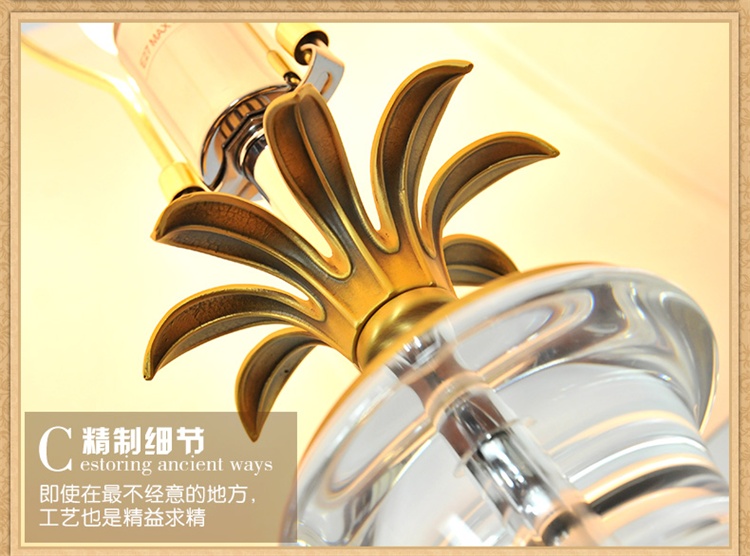 落地灯欧式奢华全铜水晶落地灯LED 客厅书房卧室落地灯L30