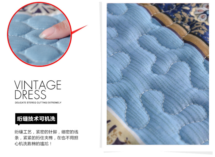 
                                        美美爱  四季款 双面欧式防滑沙发垫布艺坐垫沙发巾罩套 莱茵双面 110*180cm                