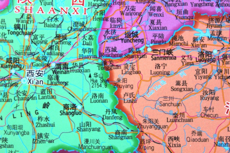 4米x1米 中英文 高清印刷防水覆膜带挂杆挂绳 办公专用高档