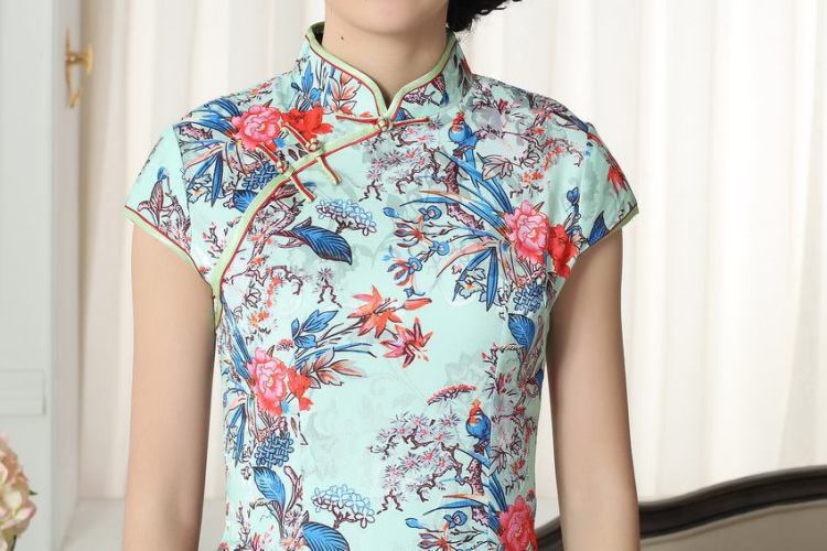 For Pont Sondé Diane new summer elegance Chinese qipao Chinese graphics thin short flag picture color XXL pictures, price, brand platters! Elections are good character, the national distribution, so why buy now enjoy more preferential! Health