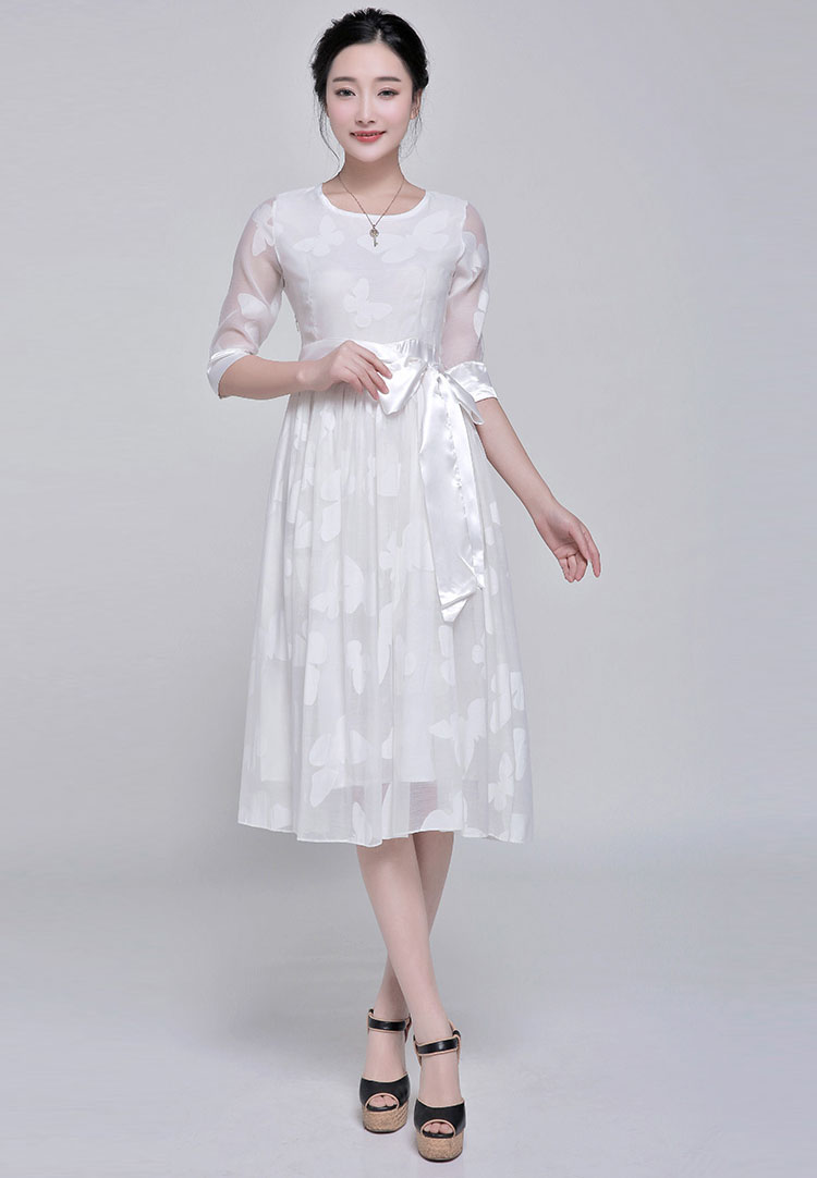 The 2015 Dili Blair Monrovia new temperament gentlewoman evening dresses Sau San butterfly embroidered silk yarn stack dresses female 8158 White M picture, prices, brand platters! The elections are supplied in the national character of distribution, so action, buy now enjoy more preferential! As soon as possible.