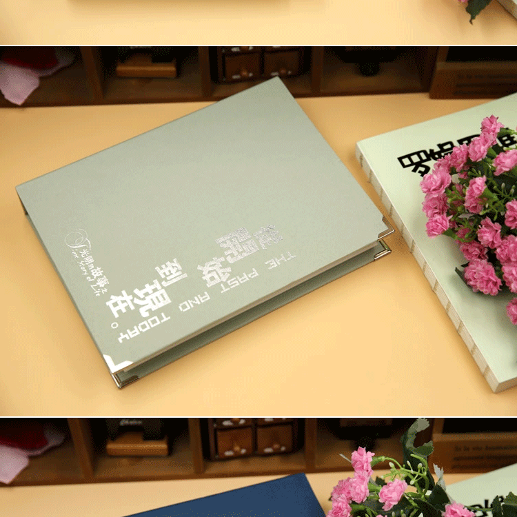 创意插页式插袋式相册影集纪念册6寸4R4D120张个性创意礼品纪念录送朋友大6寸过塑相册 大6寸过塑我们的故事