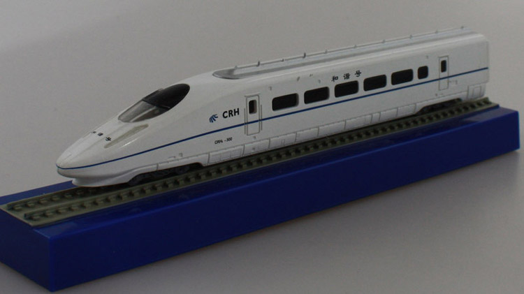 1:144动力时代和谐号动车高铁车头模型crh380crh350送
