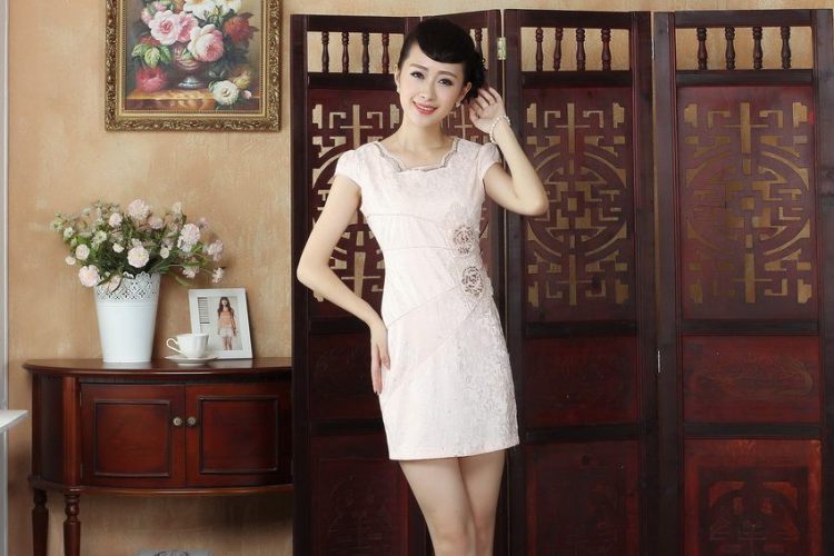 For Pont Sondé Ms. Diane cheongsam Chinese lace cheongsam dress stylish daily short cheongsam dress dress picture color XXL pictures, price, brand platters! Elections are good character, the national distribution, so why buy now enjoy more preferential! Health