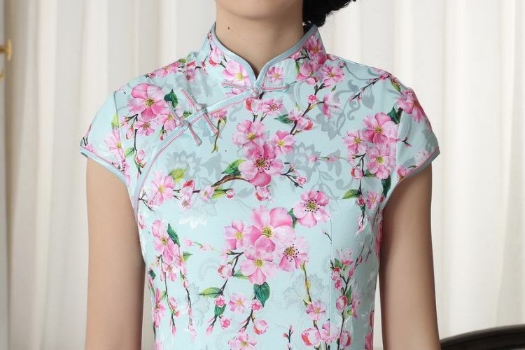 For Pont Sondé Diana Lady stylish jacquard cotton cultivating short cheongsam dress new Chinese qipao gown picture color XXL pictures, price, brand platters! Elections are good character, the national distribution, so why buy now enjoy more preferential! Health