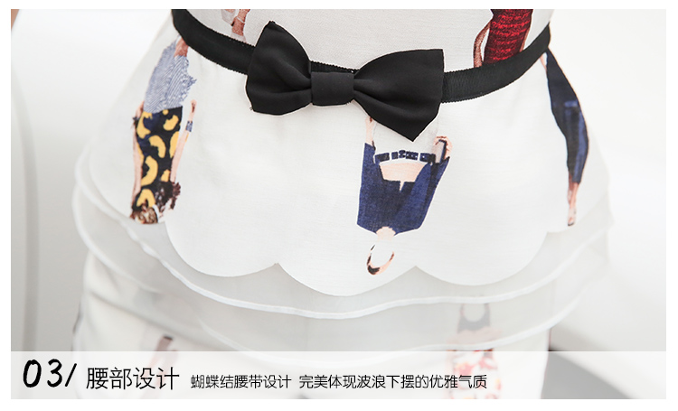 佐恩卡特欧洲站棉麻套装女 2015夏装新款印花棉麻短裤+T恤休闲时尚两件套9003 白色 M