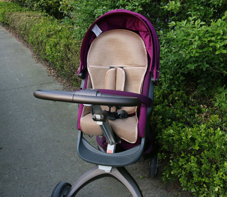 
                                        梦马专为stokke推车设计凉席宝宝车凉席stokke xplory婴儿车凉席童车凉席 亚麻组合                