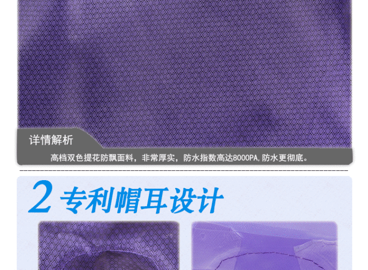 
                                                                                骑安有袖雨衣自行车电动车摩托车雨披加厚加大单人成人雨衣 哈青色 XXXL                