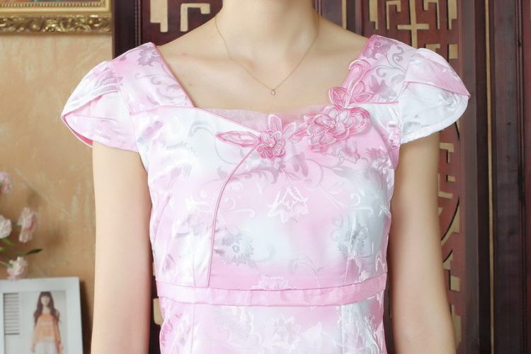 For Pont Sondé Ms. Diane cheongsam Chinese dresses summer elegant refined embroidery cheongsam dress picture color XXL pictures, price, brand platters! Elections are good character, the national distribution, so why buy now enjoy more preferential! Health