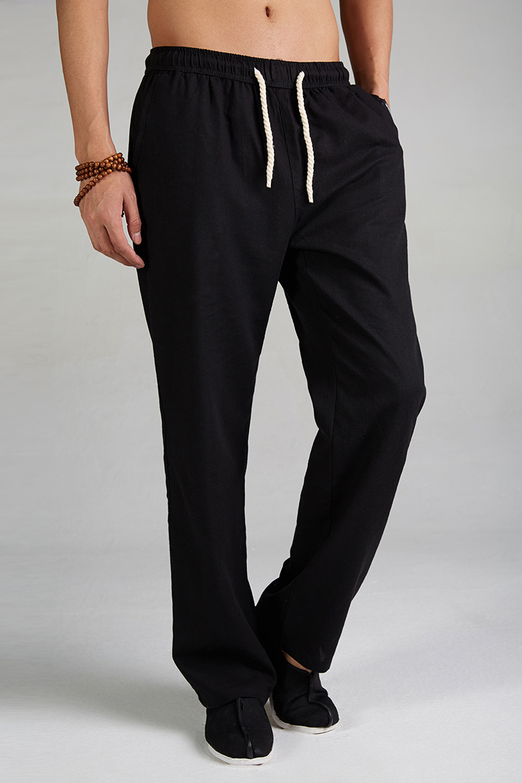 Fudo breeze linen de summer Tang Dynasty Chinese men's trousers, draw down soft lounge light China Wind Pants black XXXL picture, prices, brand platters! The elections are supplied in the national character of distribution, so action, buy now enjoy more preferential! As soon as possible.