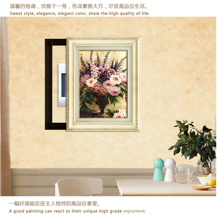 
                                        遮挡电表箱装饰画创意配电盒总开关电源箱电闸箱配电箱挂画 L 63*80/内径53*70                