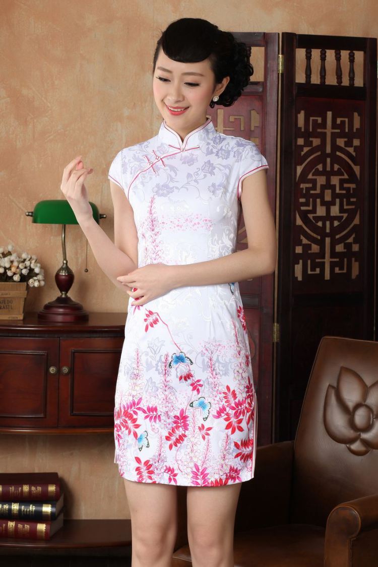 Nigeria, the new summer elegance Chinese qipao Chinese graphics thin short cheongsam D 0222 XXL pictures, price, brand platters! Elections are good character, the national distribution, so why buy now enjoy more preferential! Health