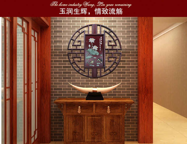 
                                                            沐坤 玉雕画玉石画 装饰画客厅中式装饰字画 手工画 玄关餐厅电视沙发会议办公室 浮雕画墙饰 80x80cm实木外框                