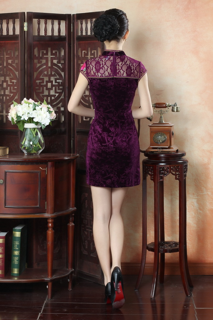 Nigeria, the new summer, ladies lace cheongsam dress improved daily thin embroidered cheongsam D 0256 M pictures, price, brand platters! Elections are good character, the national distribution, so why buy now enjoy more preferential! Health