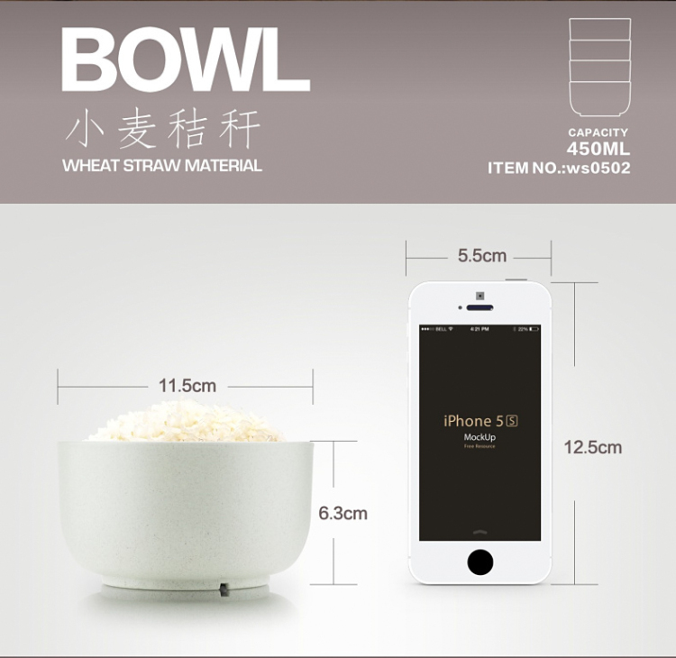 沃德百惠日式彩色饭碗汤碗 创意家用米饭碗 可爱甜品碗面碗餐具套装 4色装
