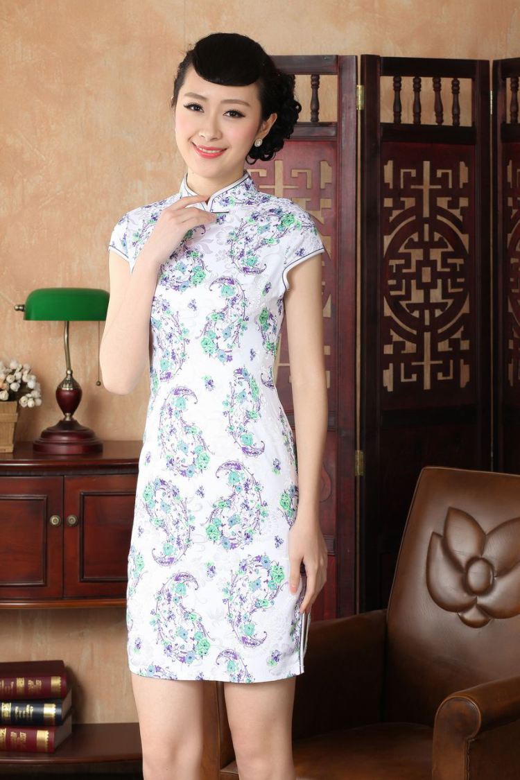 Nigeria, the cheongsam Chinese dresses improved summer dresses, for the stamp duty ends dress D 0229 XXL pictures, price, brand platters! Elections are good character, the national distribution, so why buy now enjoy more preferential! Health