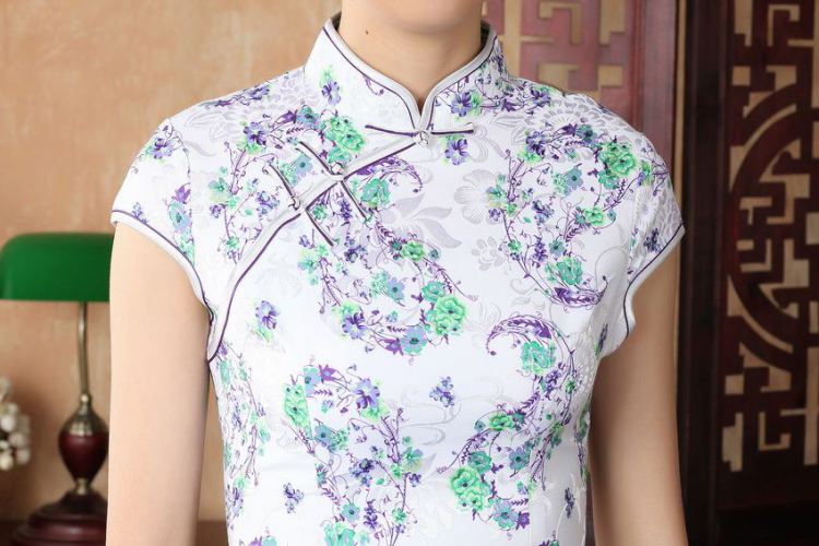 Nigeria, the cheongsam Chinese dresses improved summer dresses, for the stamp duty ends dress D 0229 XXL pictures, price, brand platters! Elections are good character, the national distribution, so why buy now enjoy more preferential! Health