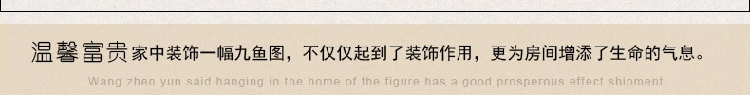 5D圆钻钻石画满钻 十字绣连年有余九鱼图钻石绣新款客厅 富贵有余点钻贴钻大幅2米魔方钻系列 满钻钻石画 魔方圆钻 200*80cm