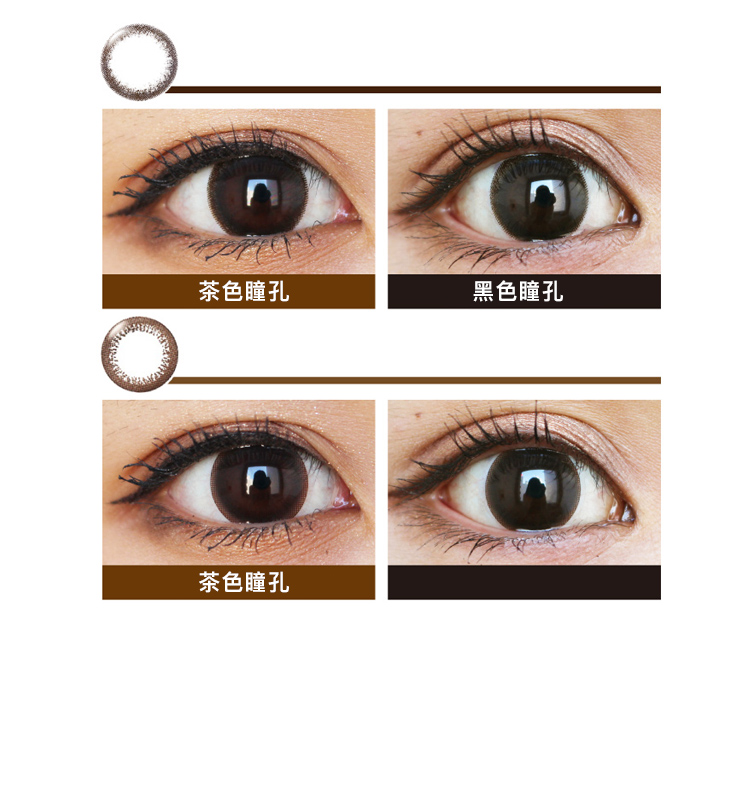 【日本直郵】小松菜奈同款 Neosight Ring 抗UV日拋美瞳 5枚 Mauve Brown 淡紫棕（棕色系 粉紫色系）著色直徑12.8mm 預定3-5天日本直髮 度數0