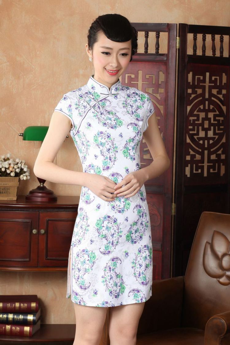 Nigeria, the cheongsam Chinese dresses improved summer dresses, for the stamp duty ends dress D 0229 XXL pictures, price, brand platters! Elections are good character, the national distribution, so why buy now enjoy more preferential! Health