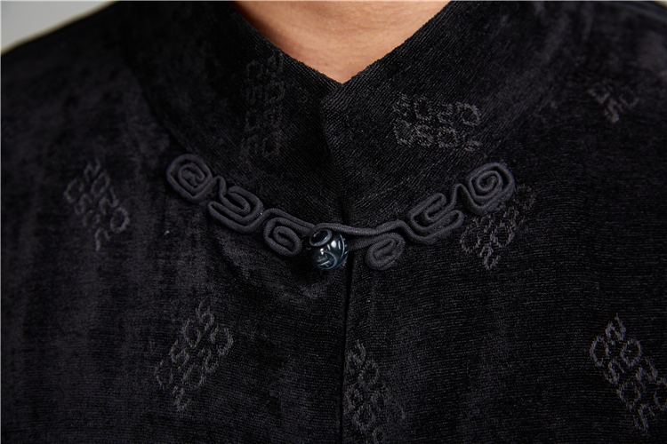 Fudo De Yu Fu  2015 Autumn Chinese Wind Men's Jackets middle-aged men Tang dynasty personality embroidery disc detained leisure even black circle XXXL shoulder jacket picture, prices, brand platters! The elections are supplied in the national character of distribution, so action, buy now enjoy more preferential! As soon as possible.