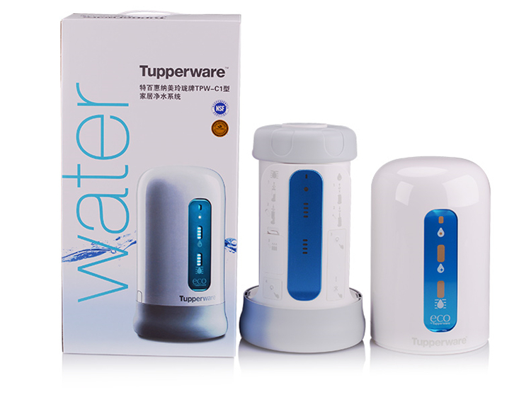 特百惠Tupperware专柜纳米玲珑TPW-C1家居净水器 滤水机带防伪码 滤芯
