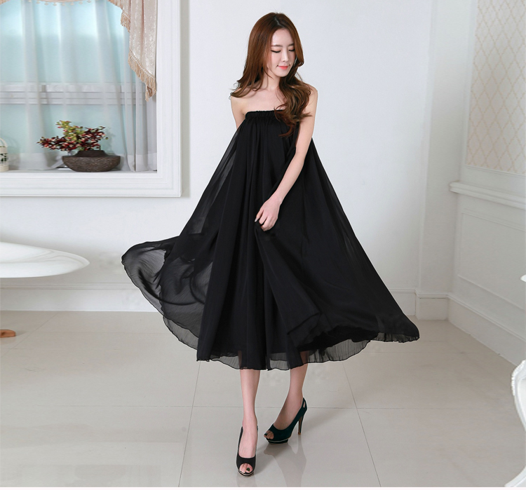 C.o.d. chiffon fat mm summer 2015, summer new third through, double-decker temperament chiffon skirt 10 m large gliding Bohemia long skirt black XXXL picture, prices, brand platters! The elections are supplied in the national character of distribution, so action, buy now enjoy more preferential! As soon as possible.