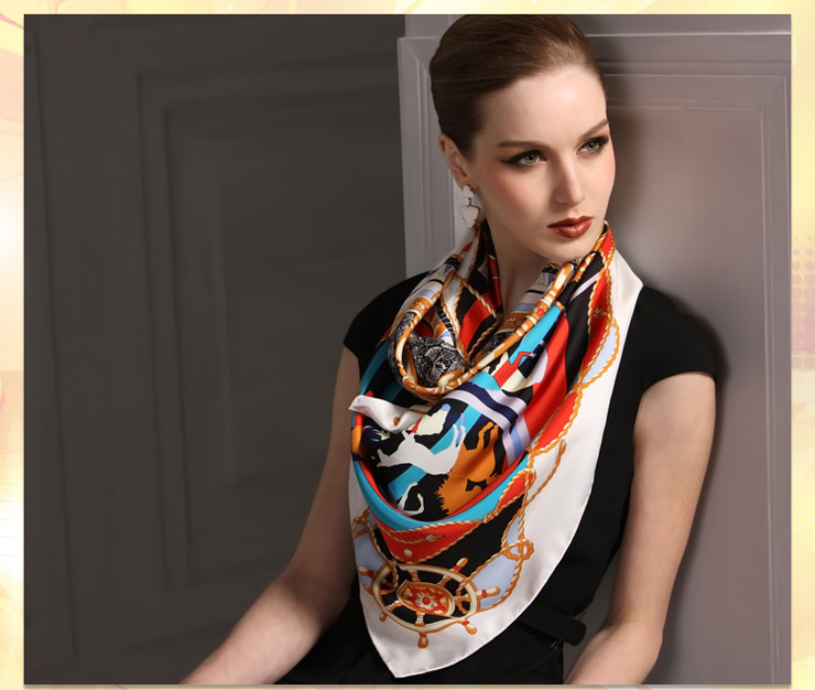 【宝石蝶】品牌丝巾真丝大方巾 2012新款欧版