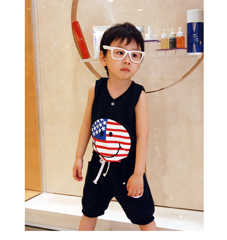 莎啦宝贝(Sara baby)童装夏款男女儿童欧美风