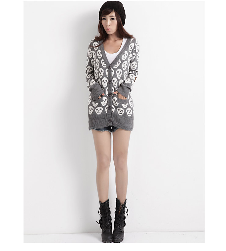 <em>韩都衣舍</em> 韩国毛衣秋冬季新品冬装女<em>骷髅头外</em>