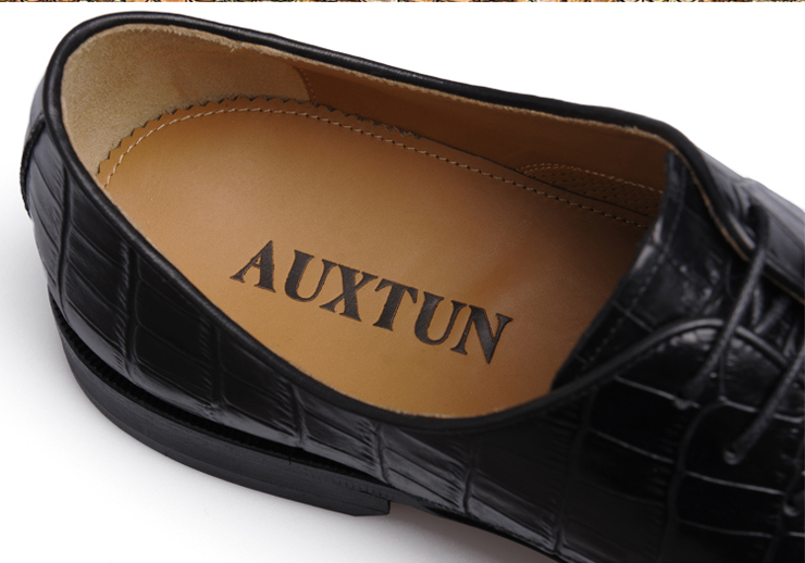 奥古仕盾(Auxtun) 商务鞋 高级定制 奢华 仿鳄鱼