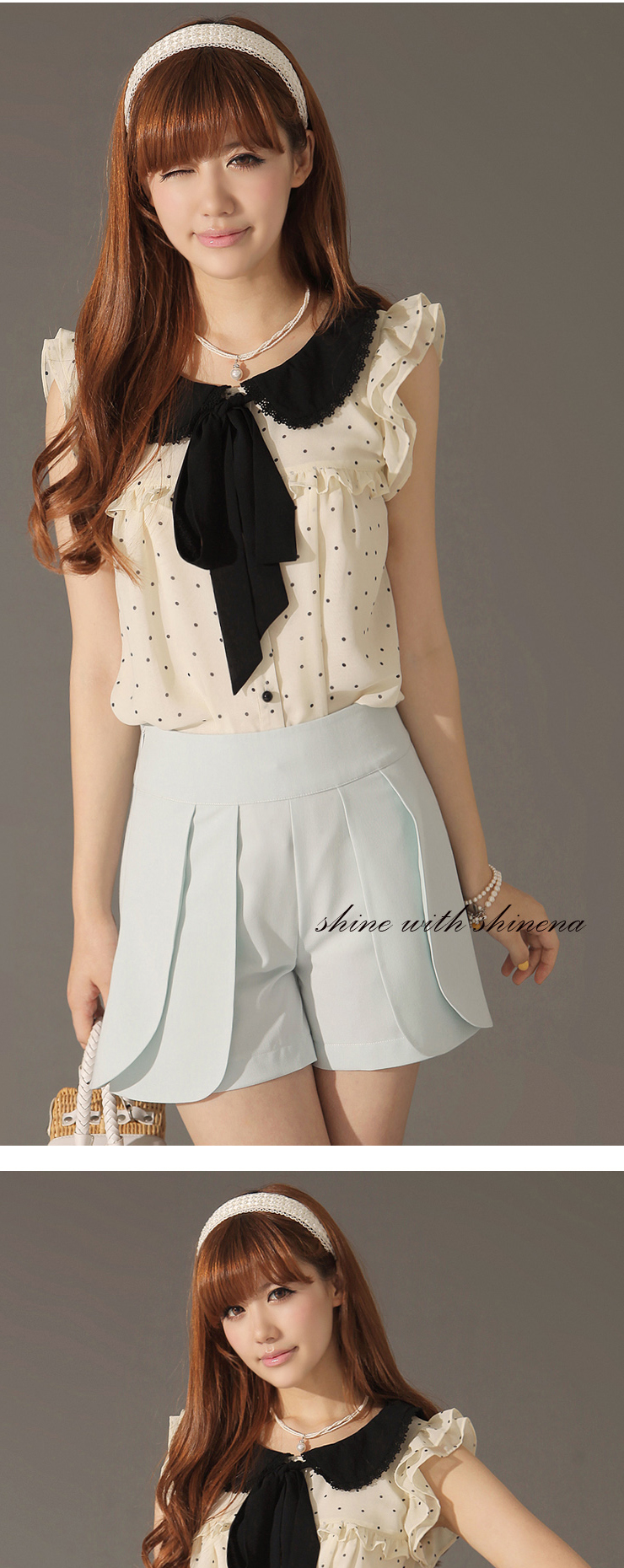 夏娜 2012新款女装韩版 甜美荷叶边 <em>短裤女夏</em> 