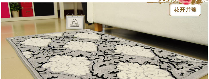 
                                        FOOJO 地毯 北欧短绒简约风格客厅茶几地毯 索夫格 133*190cm                