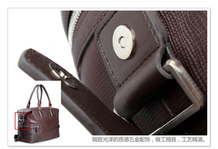 皮客优一P.kuone新款头层牛皮奢华大容量旅行