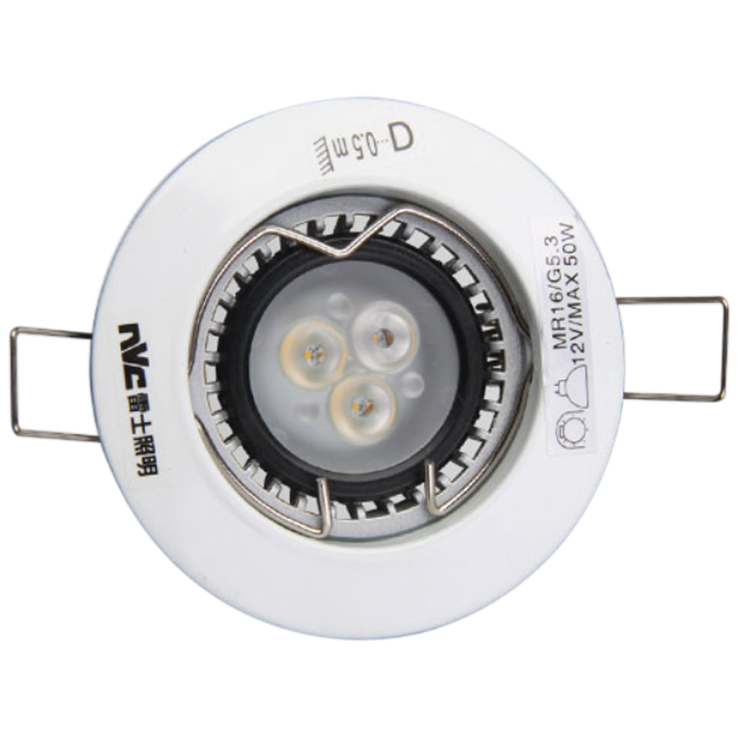 雷士照明NVC NDL186白色 开孔(62mm)白色灯