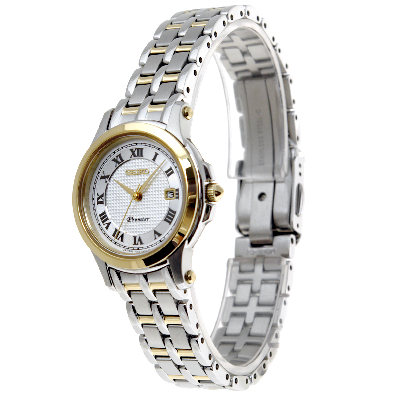 SEIKO精工 Premier系列日期显示石英女表SX