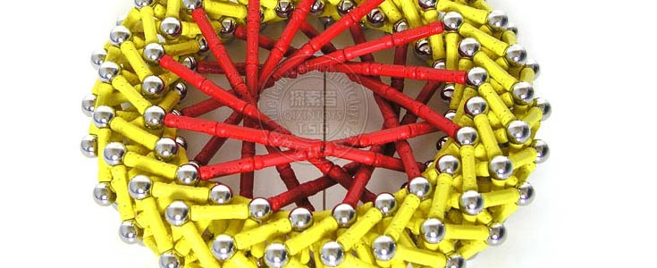 探索者 D系列磁力棒拼装组合磁性积木送两小车