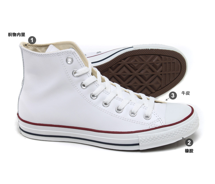 CONVERSE 匡威板鞋 男女款 103773-1104 白