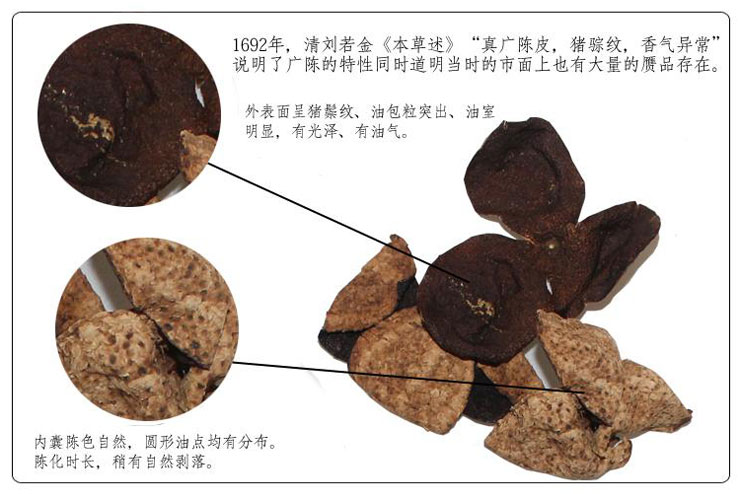 广陈 新会陈皮 10年老陈皮盒装 国家地理标志保