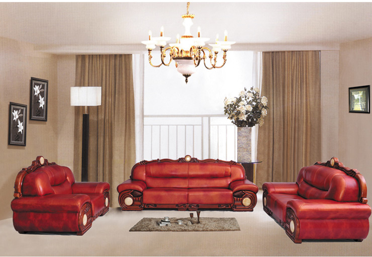 玉格尔 真皮沙发 办公沙发 时尚组合客厅皮沙发